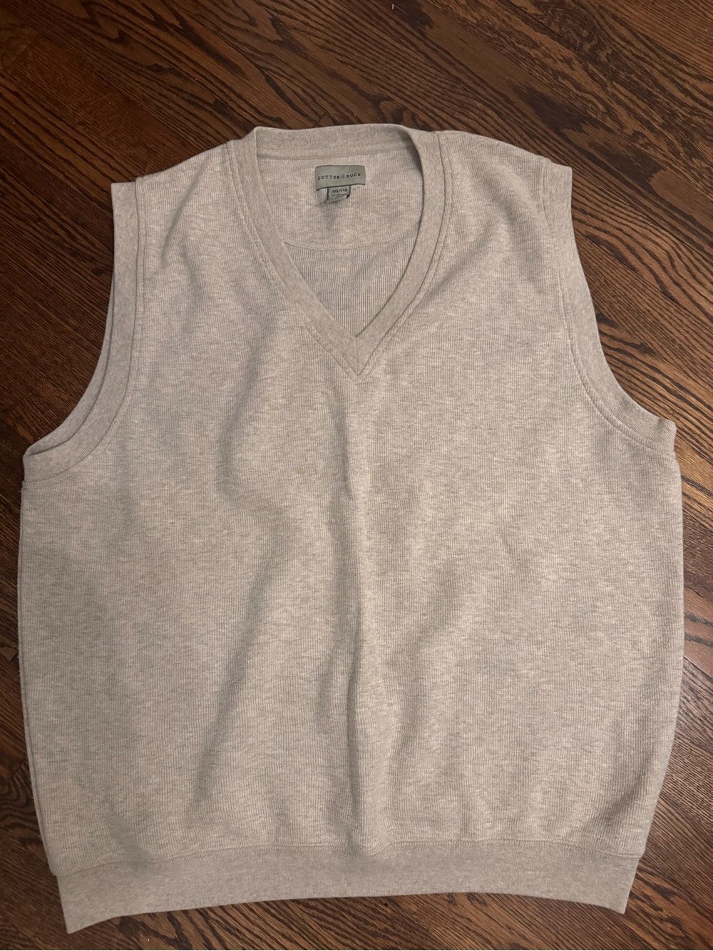 Perry Ellis Men's Heather Gray V-Neck Sweater Vest